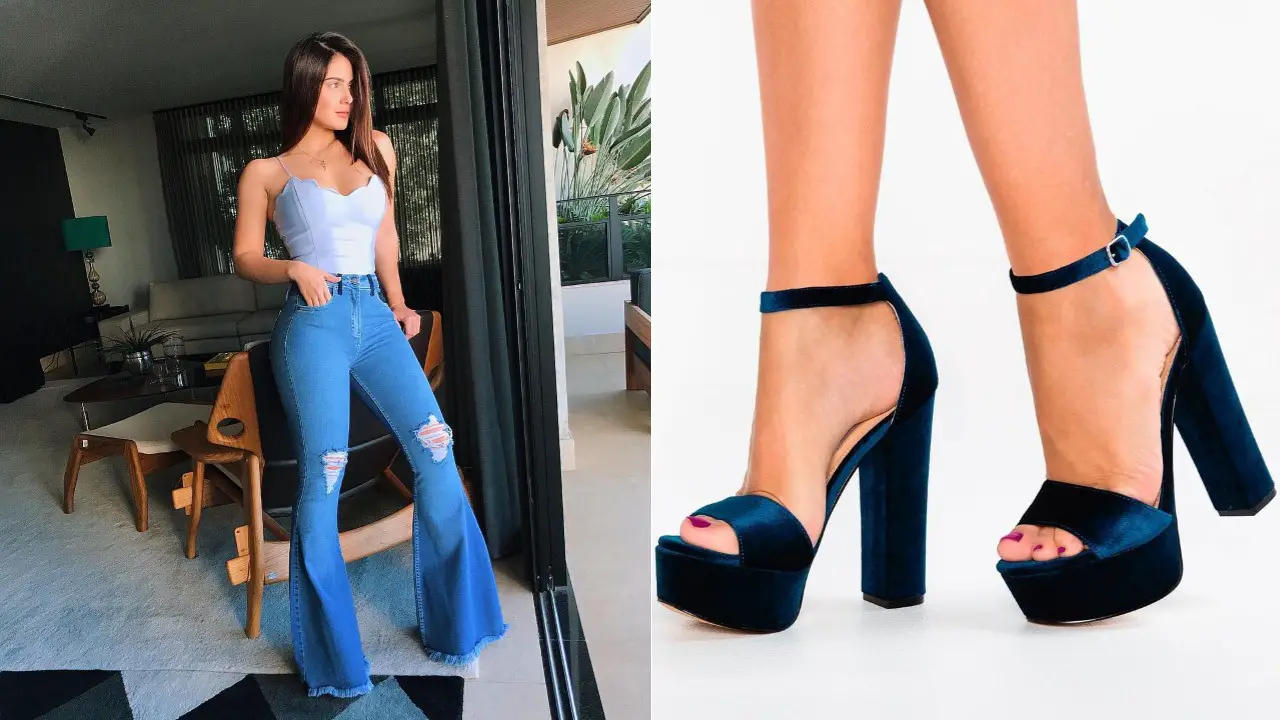 20 Outfits de tacones con jeans que te salvan cualquier día de la semana