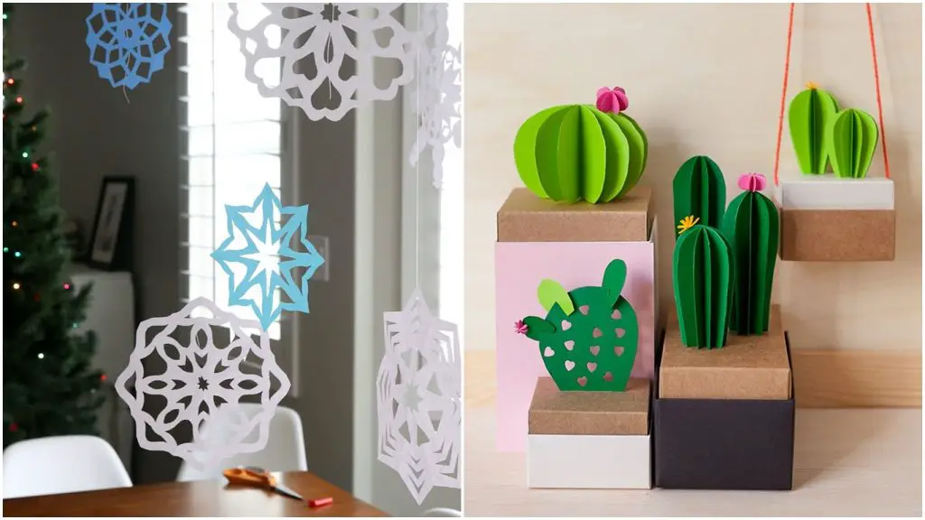 Adornos de papel