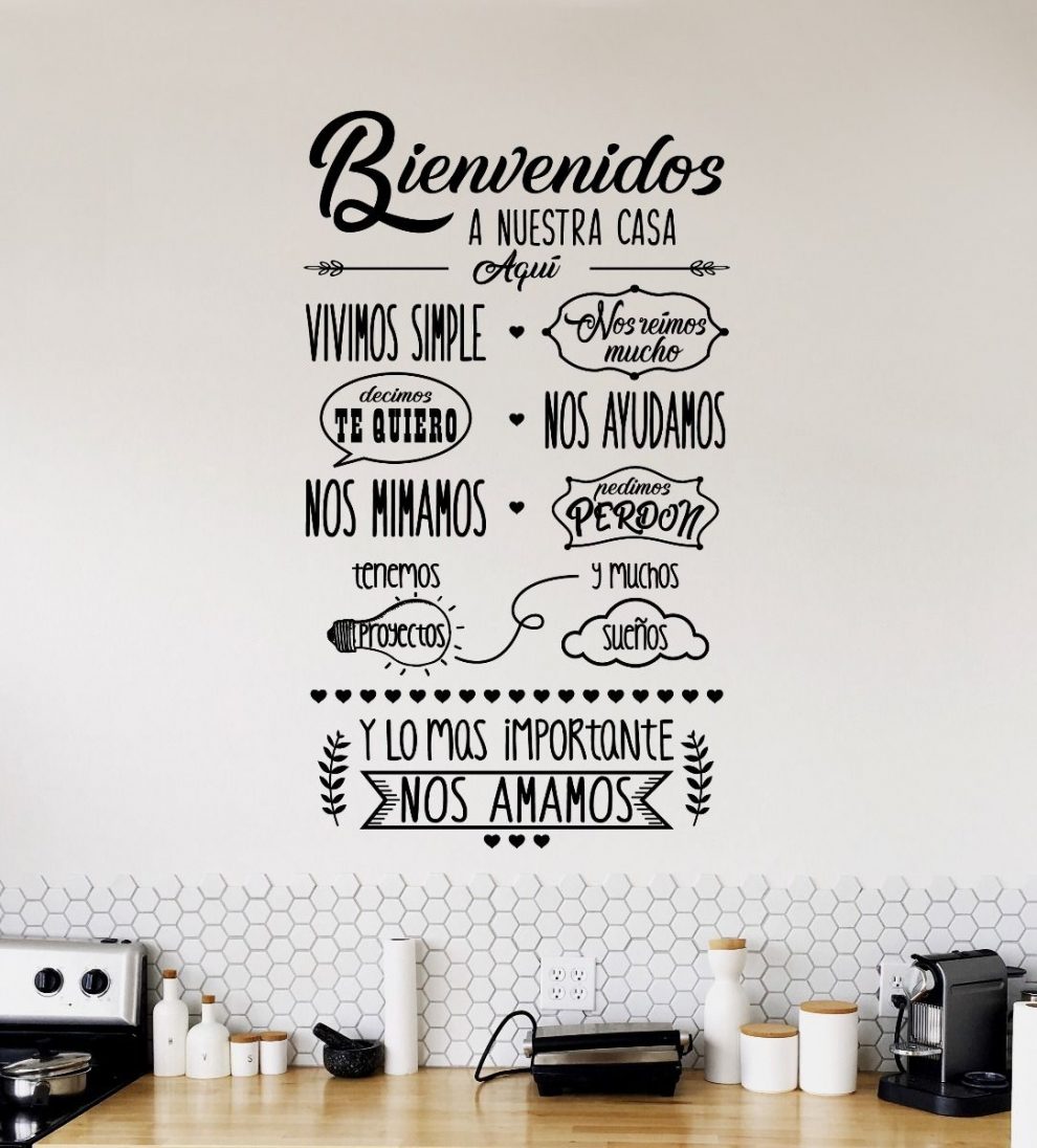 Vinilos decorativos con frases ¡Una manera creativa de Decorar!