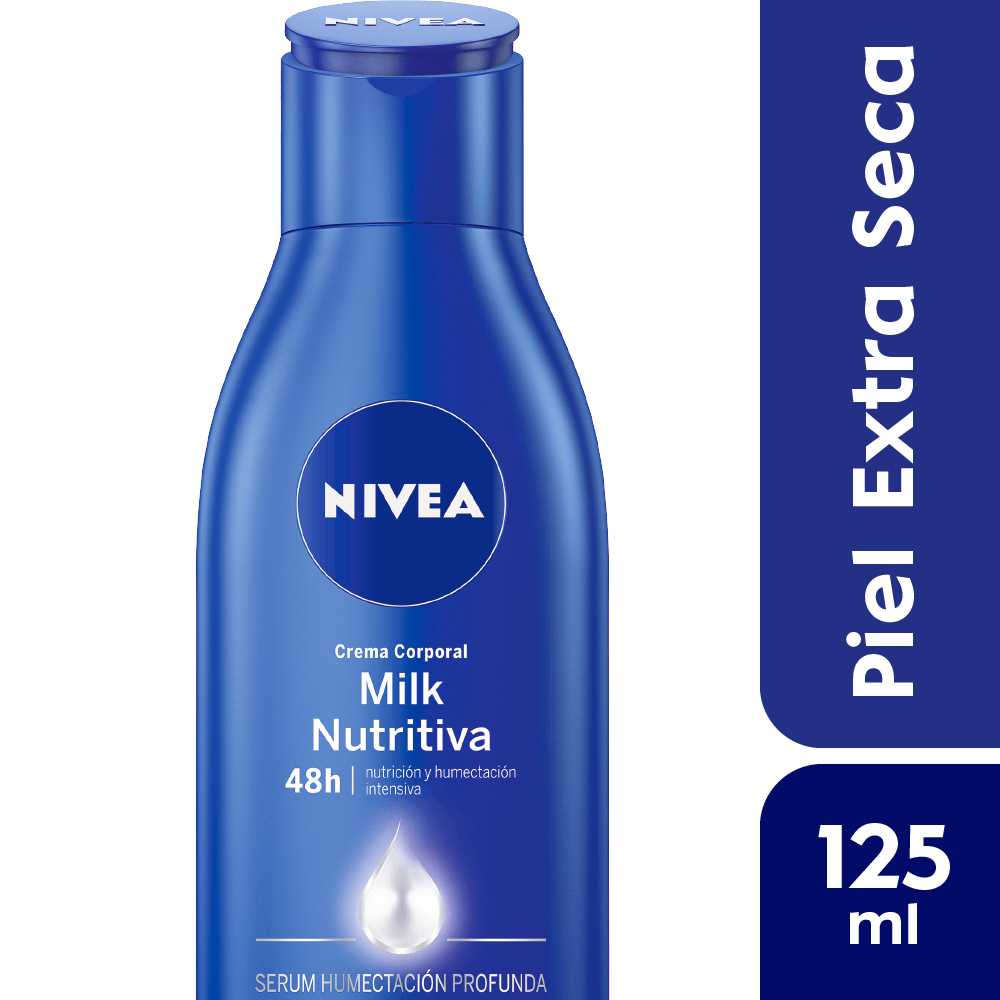 crema para piel seca Nivea Body Milk Nutritiva 
