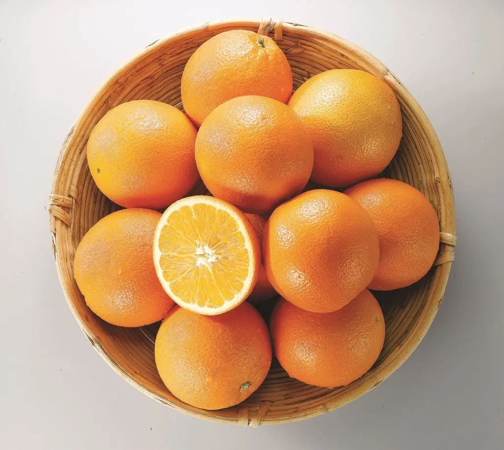 frutas sin semilla naranja