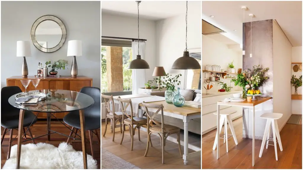 +16 Ideas de comedores para espacios pequeños