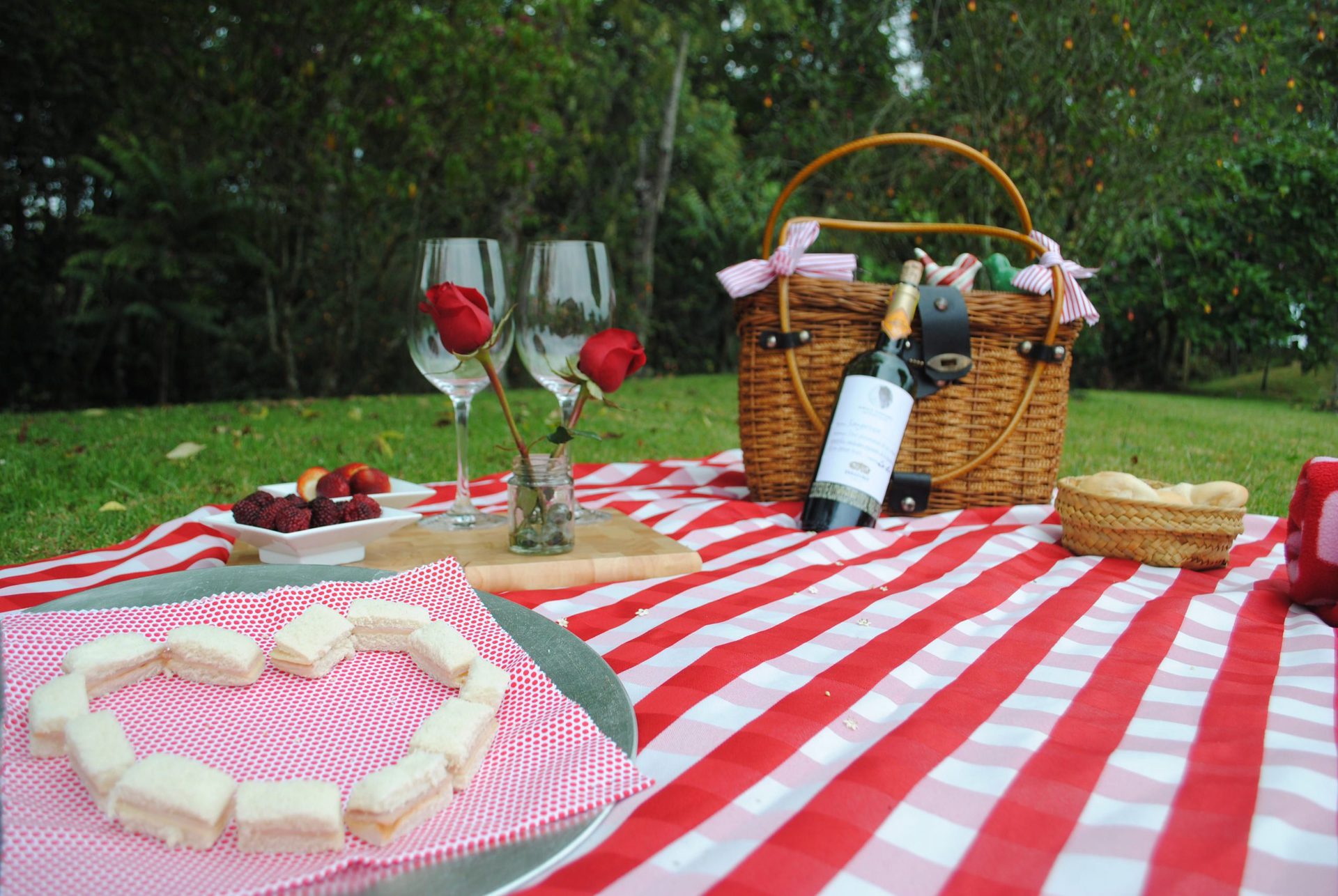 desayuno sorpresa para hombre en picnic
