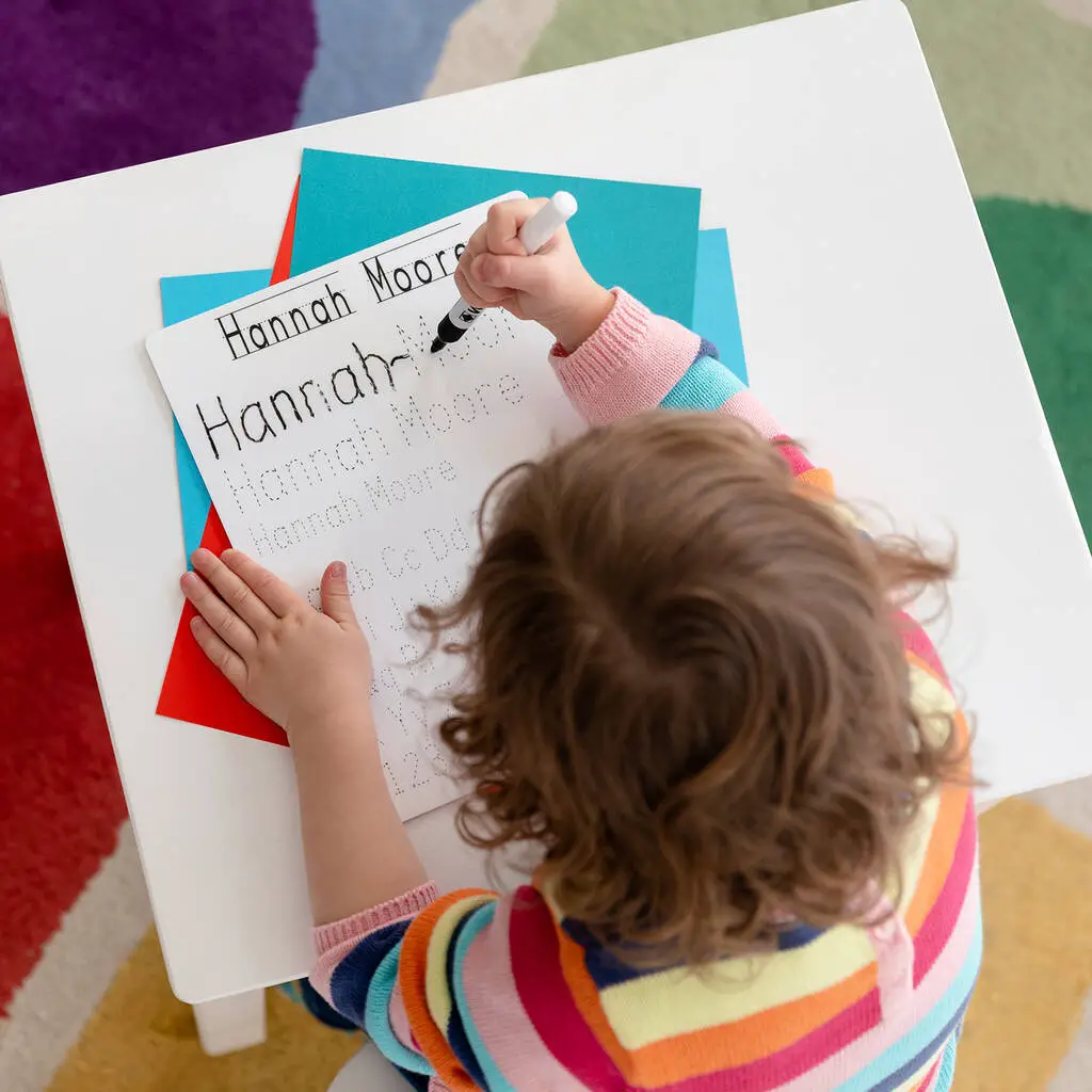 ejercicios para ninos de kinder escribir el nombre