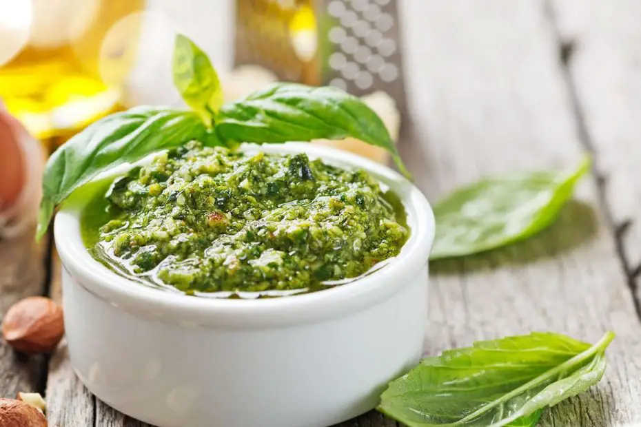 Salsas con albahaca