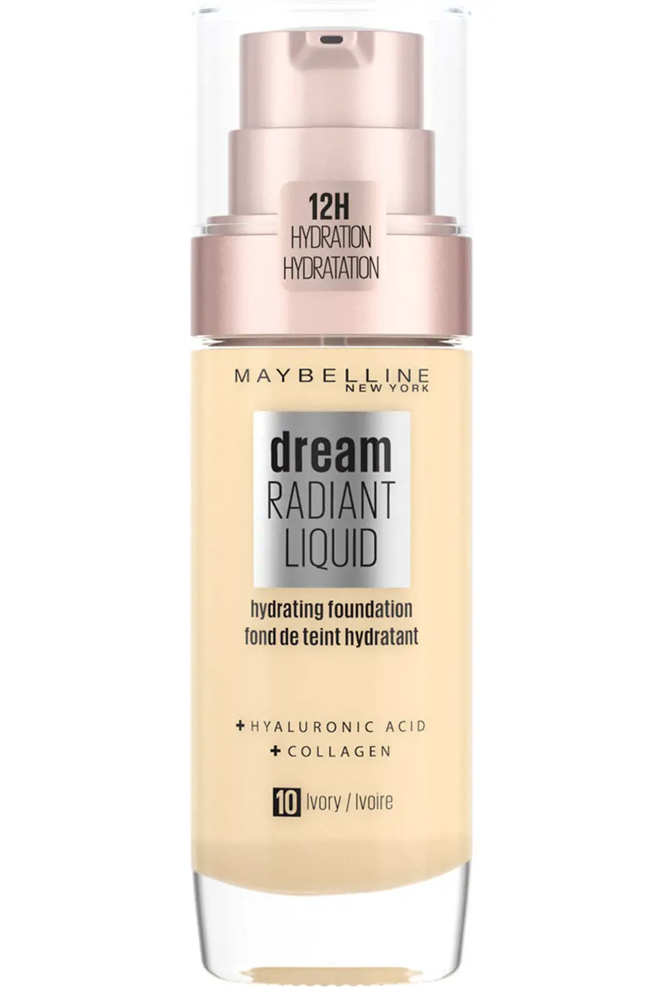 base de maquillaje base Dream Radiant Liquid de Maybelline