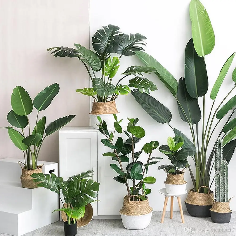 Plantas artificiales decorativas para interiores 20