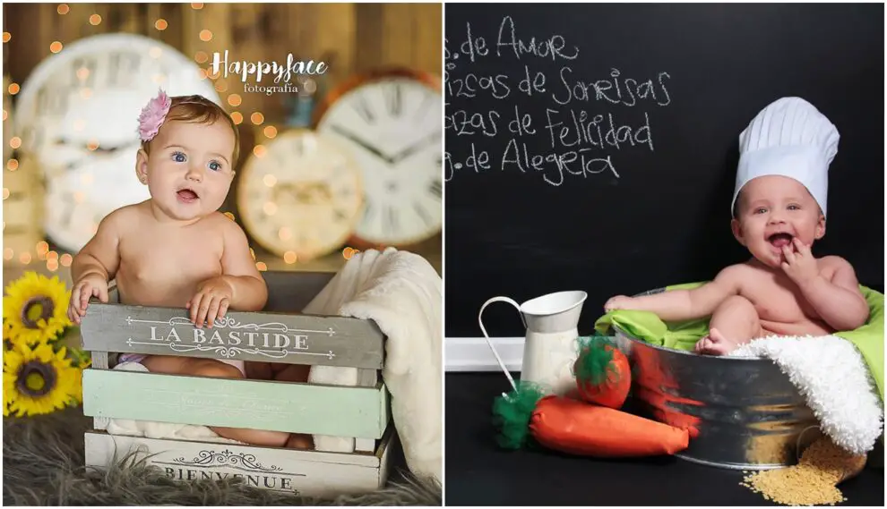 Una Sesión Distinta Con Estas Ideas De Fotos Creativas Para Bebes