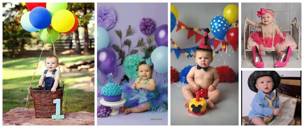 Ideas para fotos de bebes mes a mes