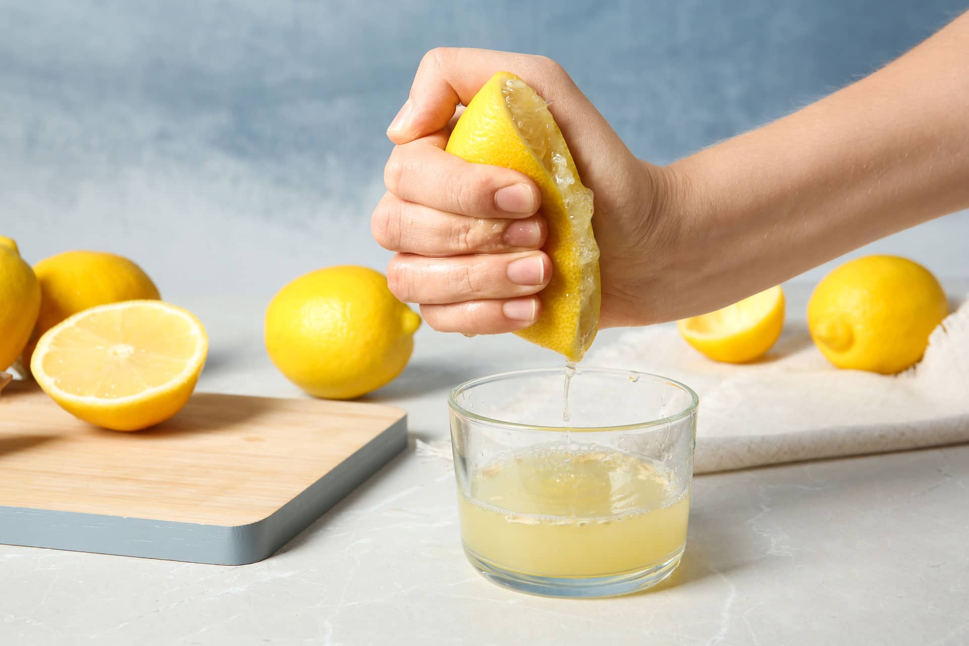 zumo de limón