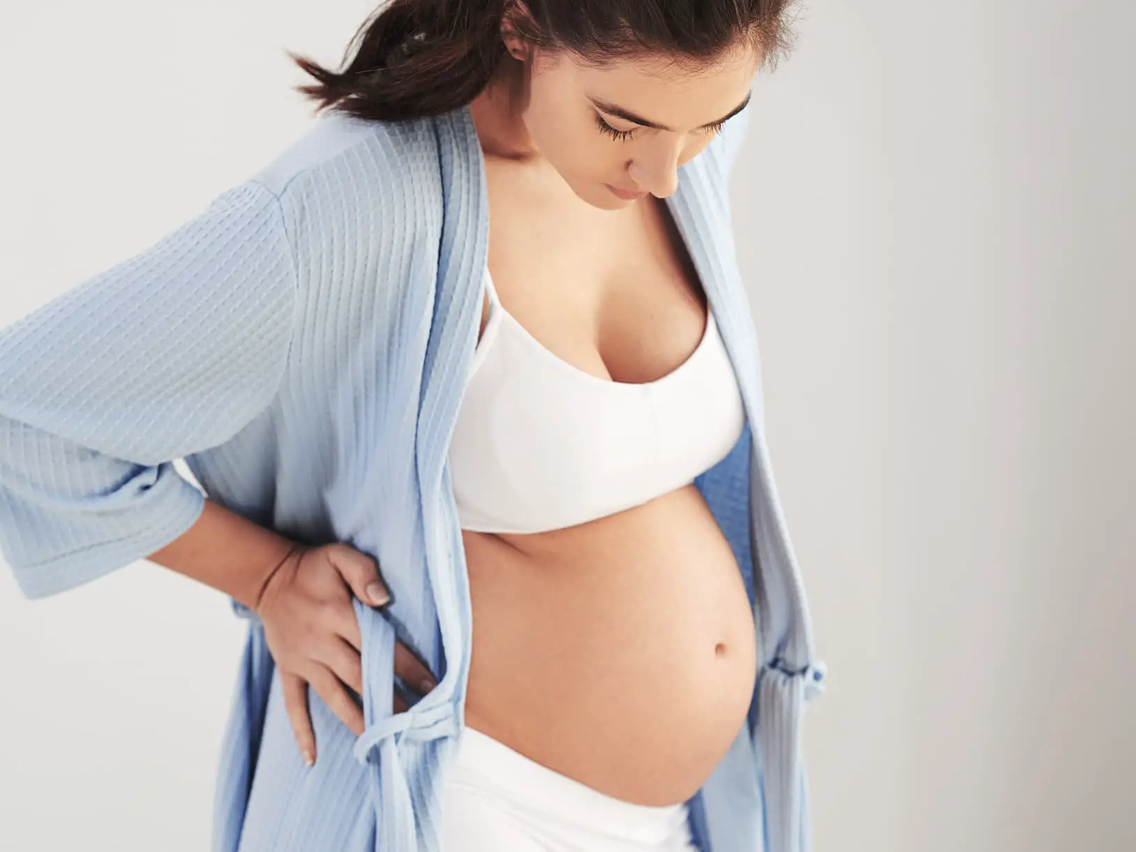 flujos en el embarazo manchado