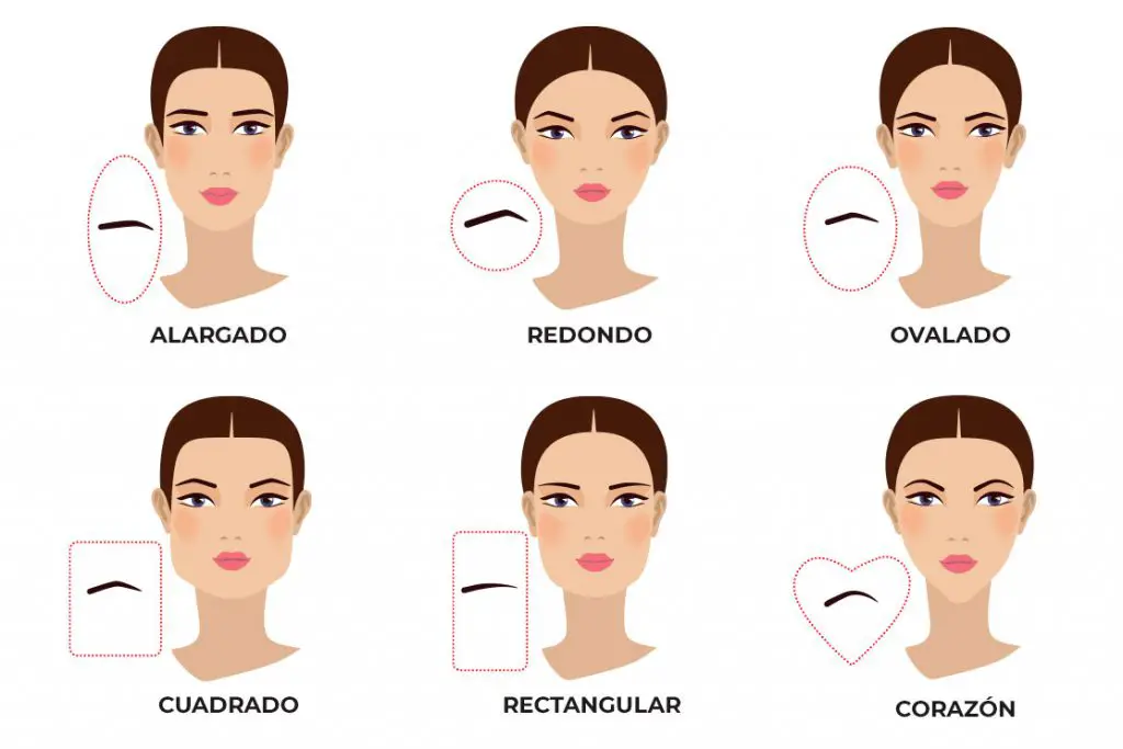 como darle forma a las cejas segun el rostro