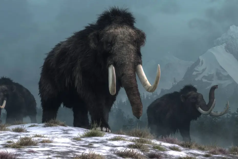 animales extintos mamut